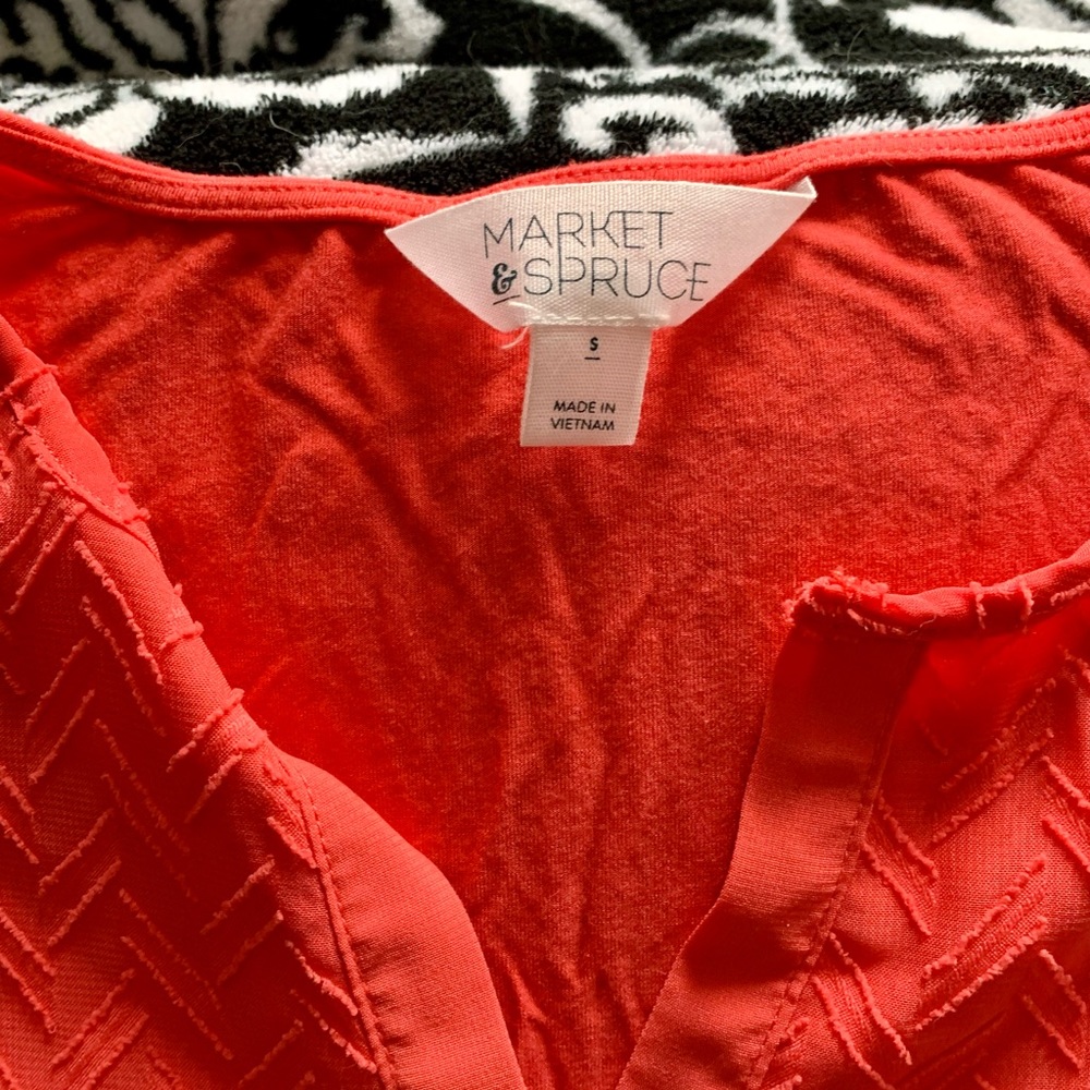 Market & Spruce Textured Top - Size Small - Picture 4 of 4